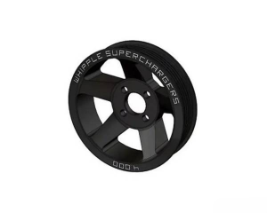 Whipple Superchargers - 10-Rib Super Charger Pulley 3.0" Black Ford Mustang Shelby GT500 2007-2014 - SCP-103000-SGT