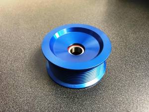 Whipple Superchargers - Whipple 10-Rib Grooved Guarded Idler Pulley - 3.50 Inch