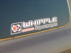 Whipple Superchargers - Die-Cut Decal (12" Long)
