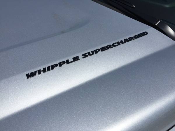 Laser-Cut 3D Whipple Supercharged Decal