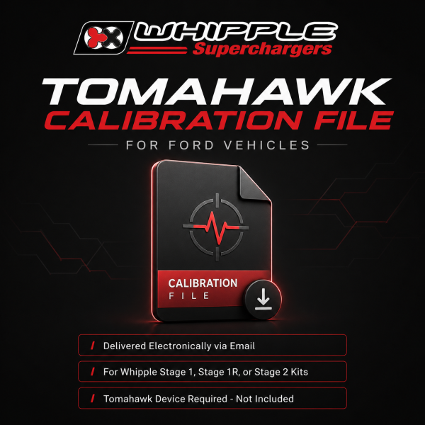 Whipple Superchargers - Whipple Tomahawk Calibration for Ford Vehicles