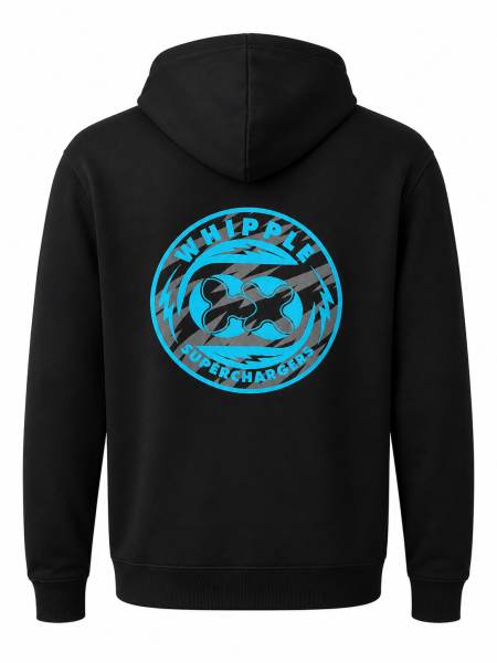 Whipple Superchargers - Whipple Signature Pullover Hoodie - Black with Teal Graphics