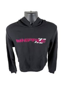 WOMEN’S BLACK WHIPPLE HOODIE – EMBROIDERED PINK/WHITE OG LOGO