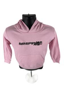 KIDS LIGHT PINK WHIPPLE HOODIE – BLACK EMBROIDERED OG LOGO