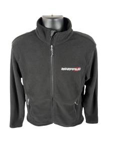 BLACK FLEECE JACKET – EMBROIDERED OG WHIPPLE LOGO