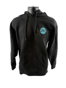 Whipple Superchargers - Unisex Whipple Lightning Hoodie - Black with Teal Logo - Image 2